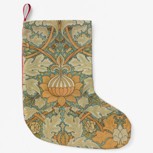 William Morris Vintage St James Acanthus Patroon Kleine Kerstsok