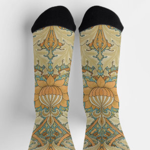 William Morris Vintage St James Acanthus Patroon Sokken