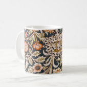 William Morris Vintage Trent Blauwe Bloempatroon Koffiemok (Voorkant links)