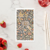 William Morris Vintage Trent Blauwe Bloempatroon Servet (Insitu)