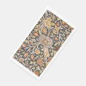 William Morris Vintage Trent Blauwe Bloempatroon Servet (Hoek)