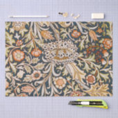 William Morris Vintage Trent Blauwe Bloempatroon Tissuepapier (Craft)