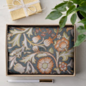 William Morris Vintage Trent Blauwe Bloempatroon Tissuepapier (Geschenk)