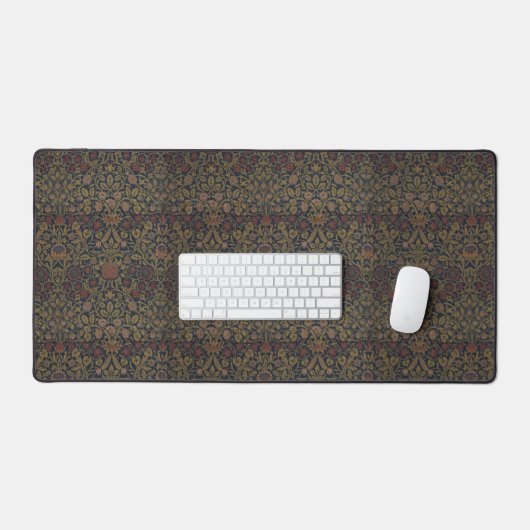 William Morris: Violet & Columbine bureaumat (Keyboard & Muis)