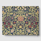 William Morris Violet en Columbine Art Gastenboek (Achterkant)