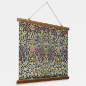 William Morris Violet en Columbine Art Hangend Wandkleed (Gebogen)