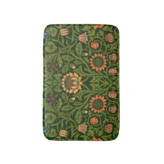 William Morris Violet en Columbine Art Rug Badmat (Voorkant Verticaal)