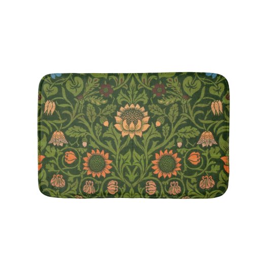 William Morris Violet en Columbine Art Rug Badmat (Voorkant)