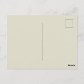 William Morris Violet en Columbine Art Rug Briefkaart (Achterkant)