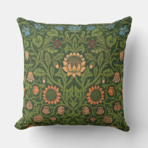 William Morris Violet en Columbine Art Rug Buitenkussen