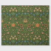 William Morris Violet en Columbine Art Rug Cadeaupapier (Vlak)