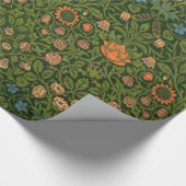 William Morris Violet en Columbine Art Rug Cadeaupapier (Hoek)