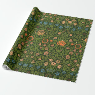 William Morris Violet en Columbine Art Rug Cadeaupapier