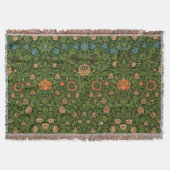 William Morris Violet en Columbine Art Rug Deken (Voorkant)