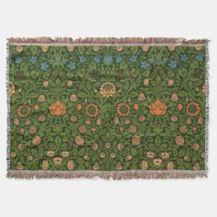 William Morris Violet en Columbine Art Rug Deken