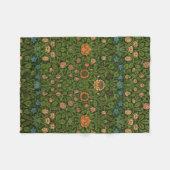 William Morris Violet en Columbine Art Rug Fleece Deken (Voorkant (Horizontaal))