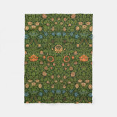 William Morris Violet en Columbine Art Rug Fleece Deken (Voorkant)