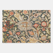 William Morris Violet en Columbine Art Rug Inpakpapier Vel (Voorkant 3)