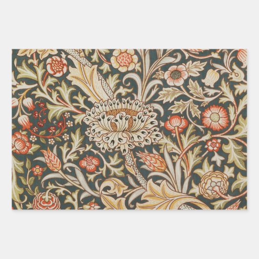William Morris Violet en Columbine Art Rug Inpakpapier Vel (Voorkant 3)