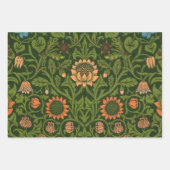 William Morris Violet en Columbine Art Rug Inpakpapier Vel (Voorkant)