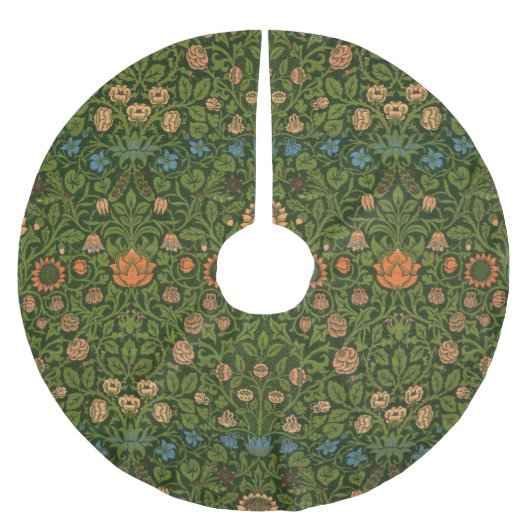 William Morris Violet en Columbine Art Rug Kerstboom Rok (Voorkant)