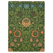 William Morris Violet en Columbine Art Rug Klembord (Achterkant)