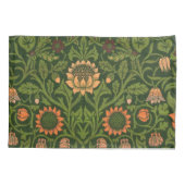 William Morris Violet en Columbine Art Rug Kussensloop (Achterkant)