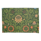 William Morris Violet en Columbine Art Rug Kussensloop (Voorkant)