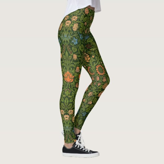 William Morris Violet en Columbine Art Rug Leggings (Rechts)