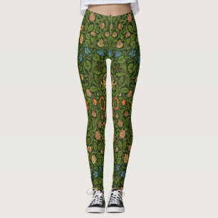 William Morris Violet en Columbine Art Rug Leggings