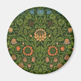 William Morris Violet en Columbine Art Rug Magneet