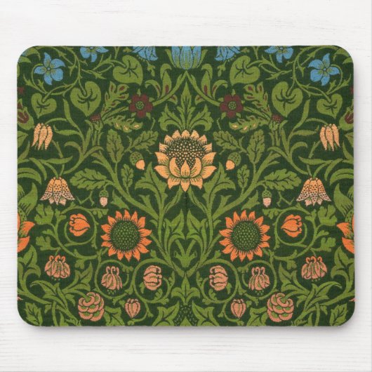 William Morris Violet en Columbine Art Rug Muismat (Voorkant)