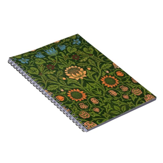 William Morris Violet en Columbine Art Rug Notitieboek (Rechterzijde)