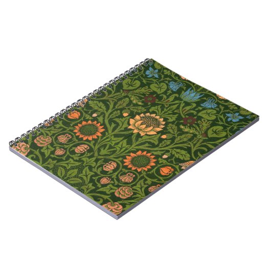 William Morris Violet en Columbine Art Rug Notitieboek (Linkerzijde)