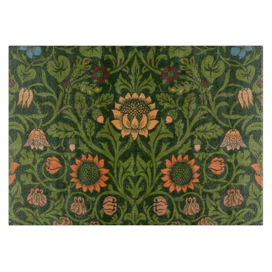 William Morris Violet en Columbine Art Rug Snijplank (Voorkant)