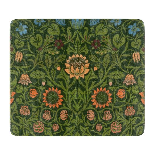 William Morris Violet en Columbine Art Rug Snijplank (Voorkant)