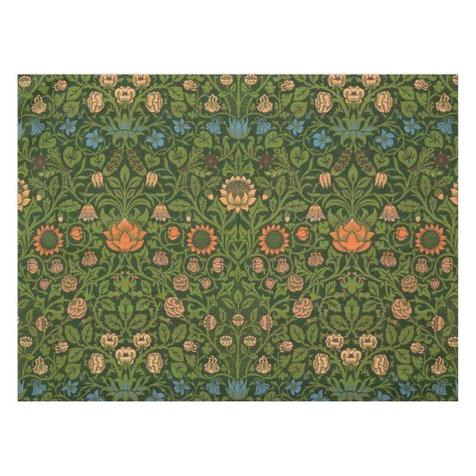 William Morris Violet en Columbine Art Rug Tafelkleed (Voorkant (Horizontaal))