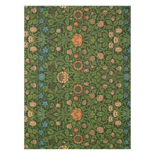 William Morris Violet en Columbine Art Rug Tafelkleed (Voorkant)