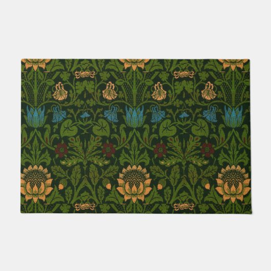  William Morris Violet en Columbine Deurmat (Voorkant)
