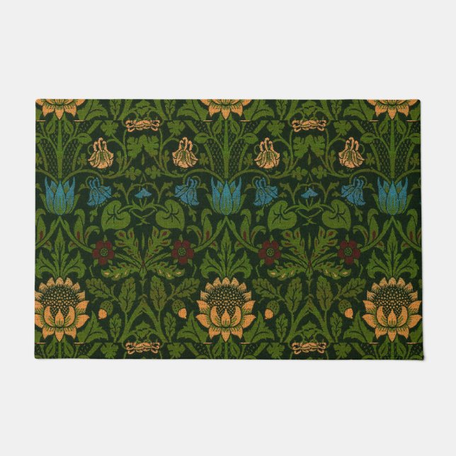  William Morris Violet en Columbine Deurmat (Voorkant)