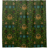 William Morris Violet en Columbine Douchegordijn (Voorkant)