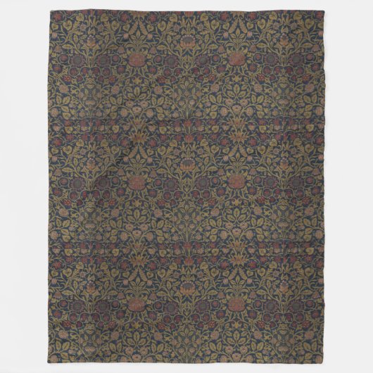 William Morris Violet en Columbine Fleece Deken (Voorkant)