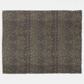 William Morris Violet en Columbine Fleece Deken (Voorkant (Horizontaal))