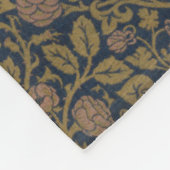 William Morris Violet en Columbine Fleece Deken (Hoek)