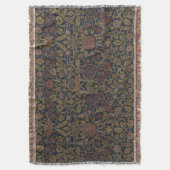 William Morris: Violet en Columbine gooien deken (Voorkant Verticaal)