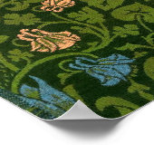 William Morris Violet en Columbine Kunsttapijt Poster (Hoek)