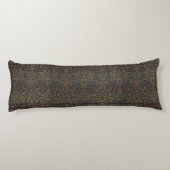 William Morris Violet en Columbine Lichaamskussen (Achterkant)