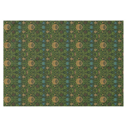 William Morris Violet en Columbine Tafelkleed (Voorkant (Horizontaal))