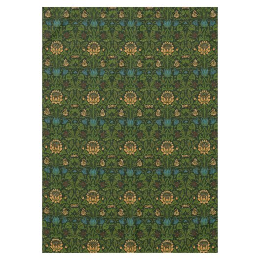 William Morris Violet en Columbine Tafelkleed (Voorkant)