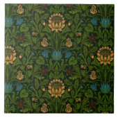  William Morris Violet en Columbine Tegeltje (Voorkant)